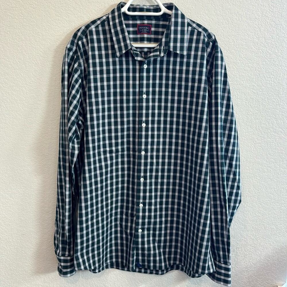 Men’s Untuckit Long Sleeve Wrinkle Free Tall Slim Fit